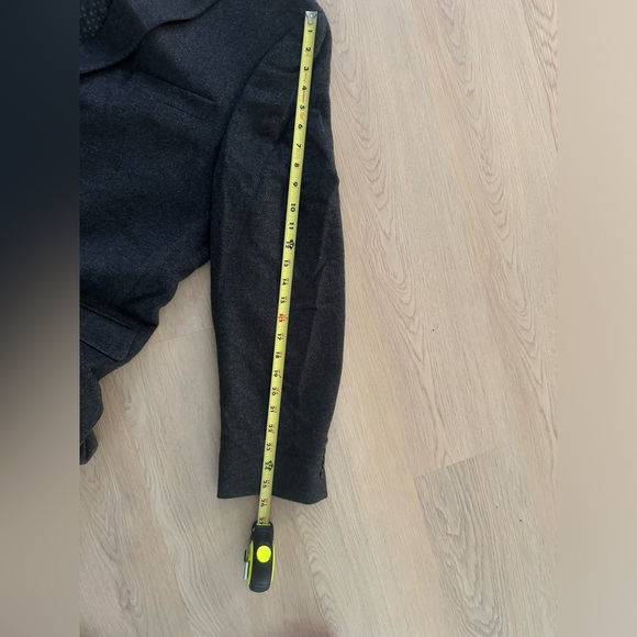 Lauren Ralph Lauren Jacket Men's 46L Wool Charcoal Gray Two Button Single Breast - Picture 7 of 7